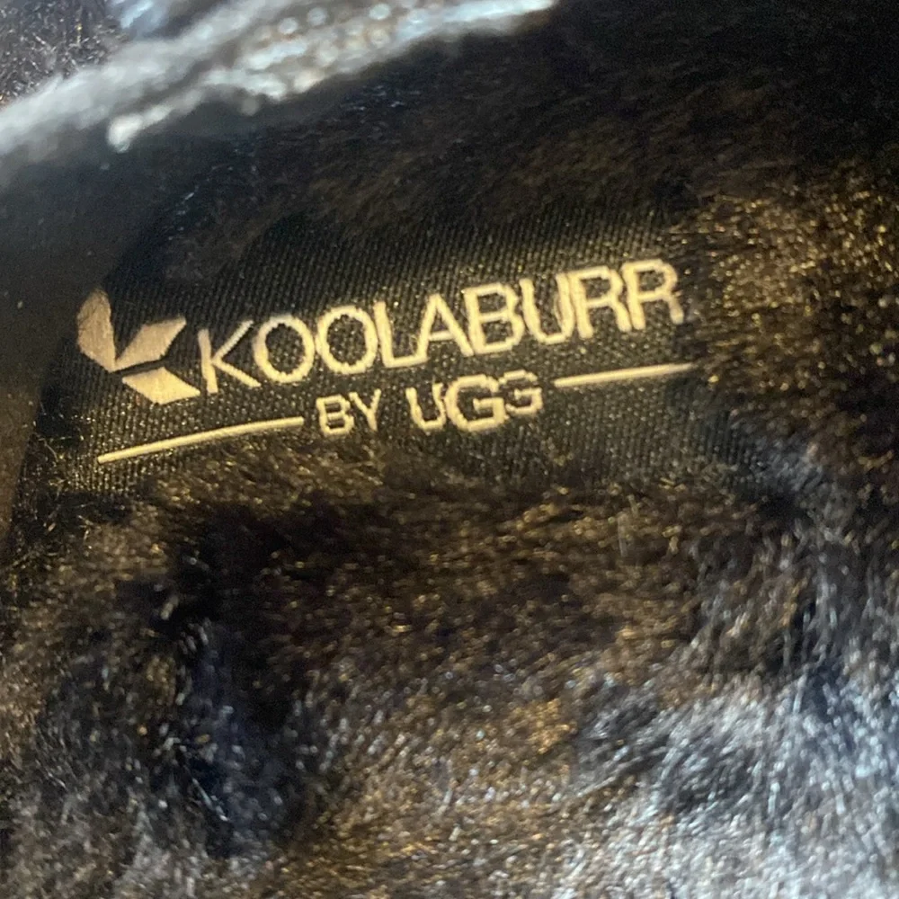 Koolaburra by Ugg Fuzz'd Out Adjustable Slingback Slipper/Sandal- Sz 9